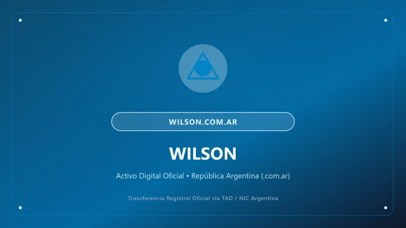 Composición visual de Wilson para el portal wilson.com.ar